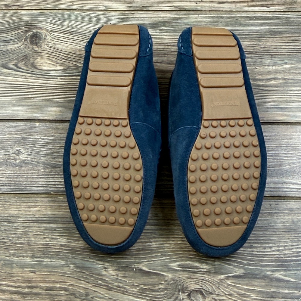 Pendleton Mens Size 9 Harding Slipper Blue Suede Southwestern Driver Loafers NEW - Picture 6 of 6
